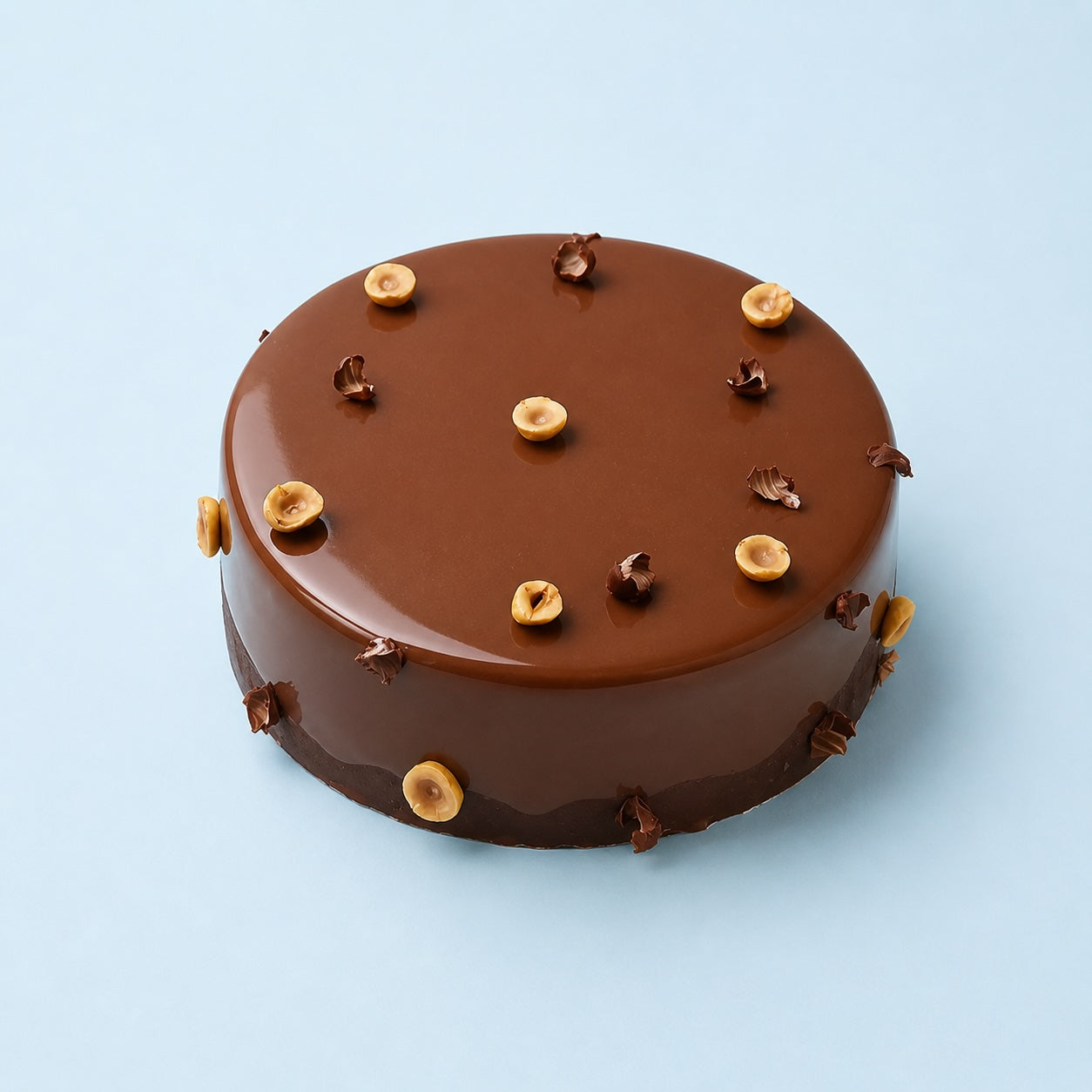 Entremets chocolat gianduja noisette