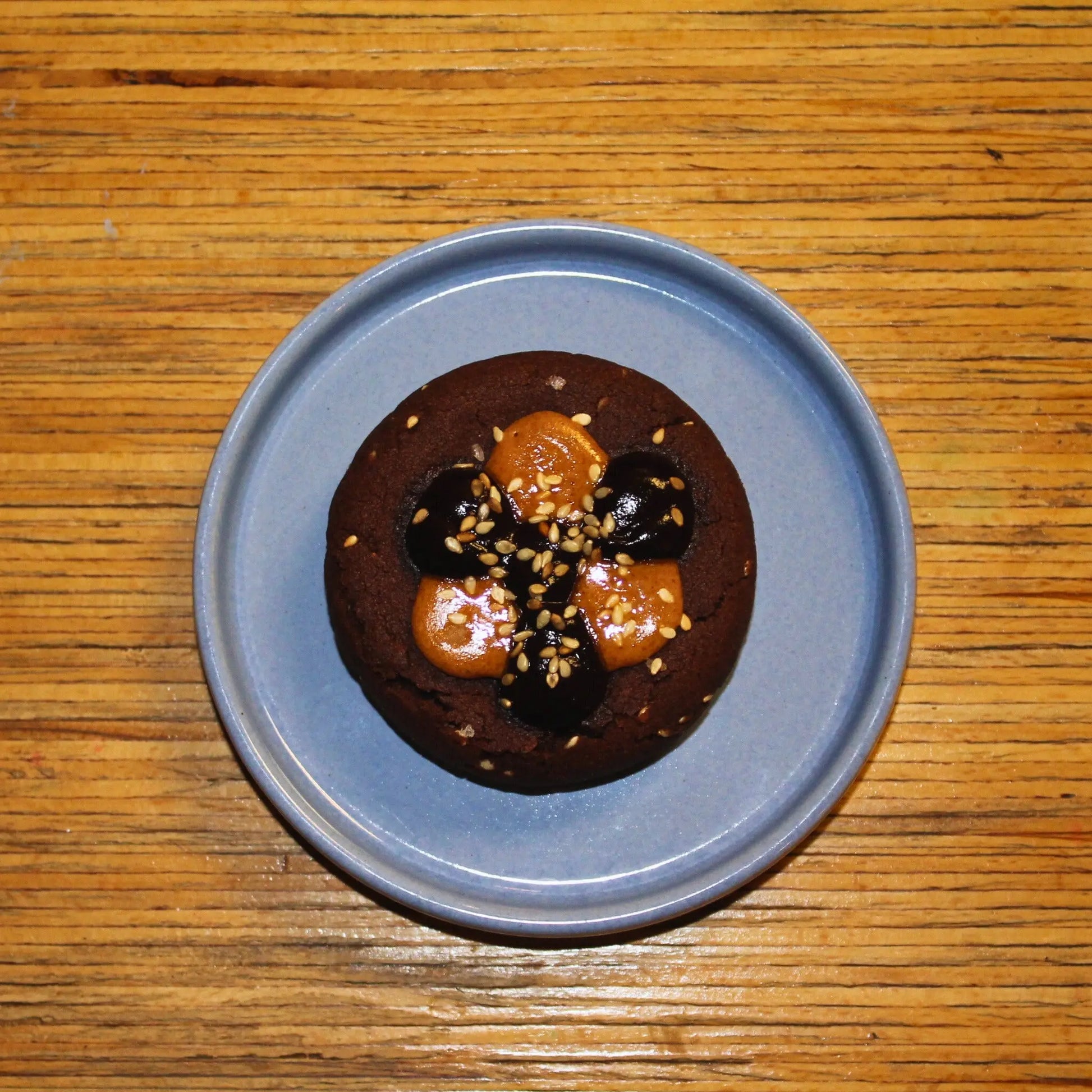 Cookie Byblos - cacao & sésame grillé (vegan) Pâtisserie du soleil