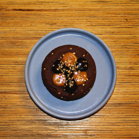 Cookie Byblos - cacao & sésame grillé (vegan) Pâtisserie du soleil