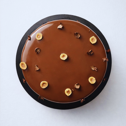 Entremets chocolat gianduja noisette